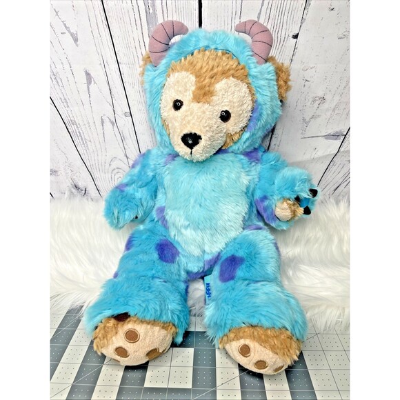 DUFFY The Disney Bear Blue Sully Costume Monsters Inc Hidden Disneyland 17" - Picture 1 of 5
